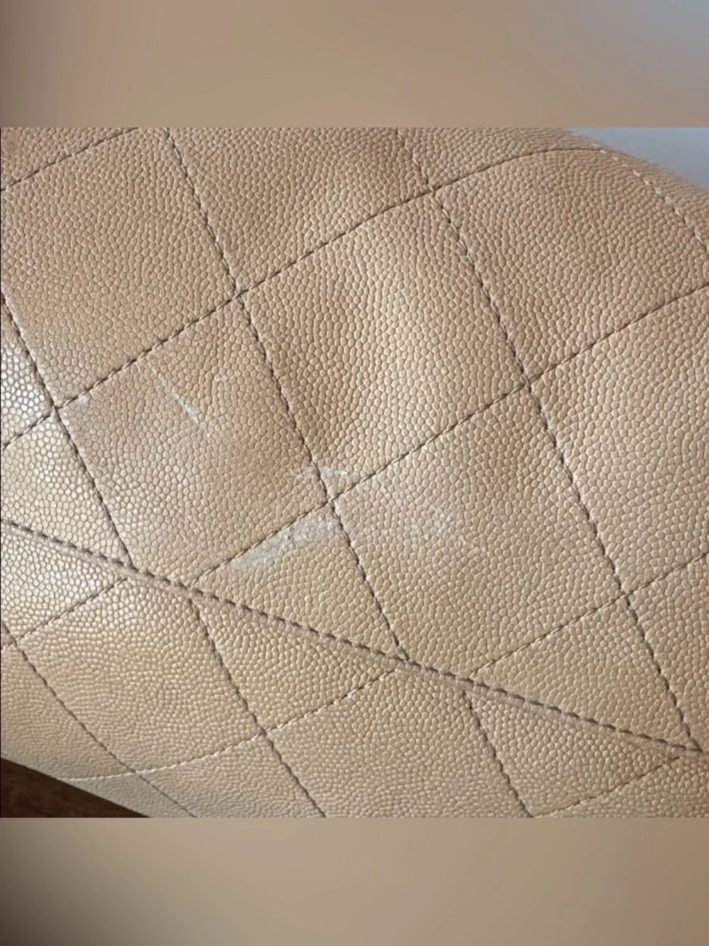 CHANEL Caviar Stitched Large Shopping Tote